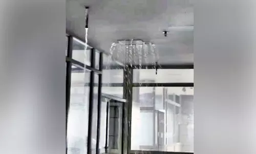 മാനന്തവാടി മെഡിക്കൽ കോളജ് പുതിയ കെട്ടിടത്തിൽ ചോർച്ച