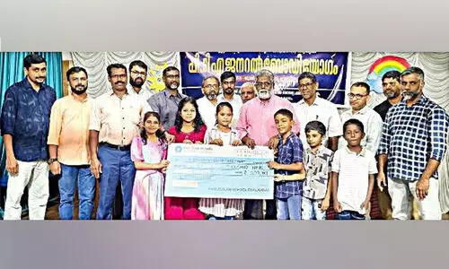 മാധ്യമം ഹെൽത്ത് കെയറിലേക്ക് തുക സമാഹരിച്ച് ചാലക്കൽ ദാറുസ്സലാം സ്കൂൾ