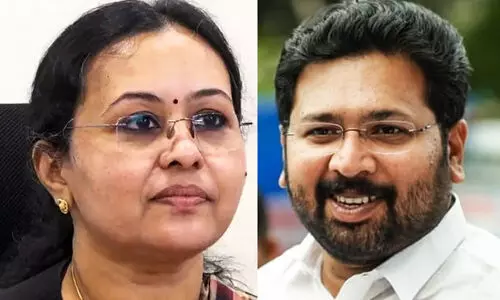 K S Sabarinadhan, Veena George