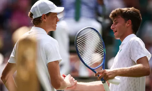 വിംബിൾഡൺ: സിന്നർ തുടങ്ങി; മുസേറ്റിയും പെഗുലയും പുറത്ത്