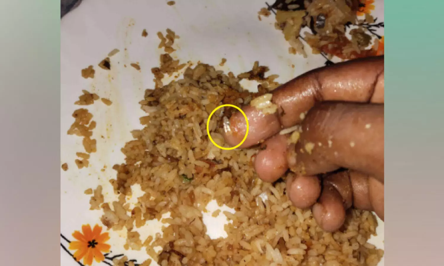 ബിരിയാണിയിൽ കുപ്പിച്ചില്ല്; ഹോട്ടലിൽ പരിശോധന