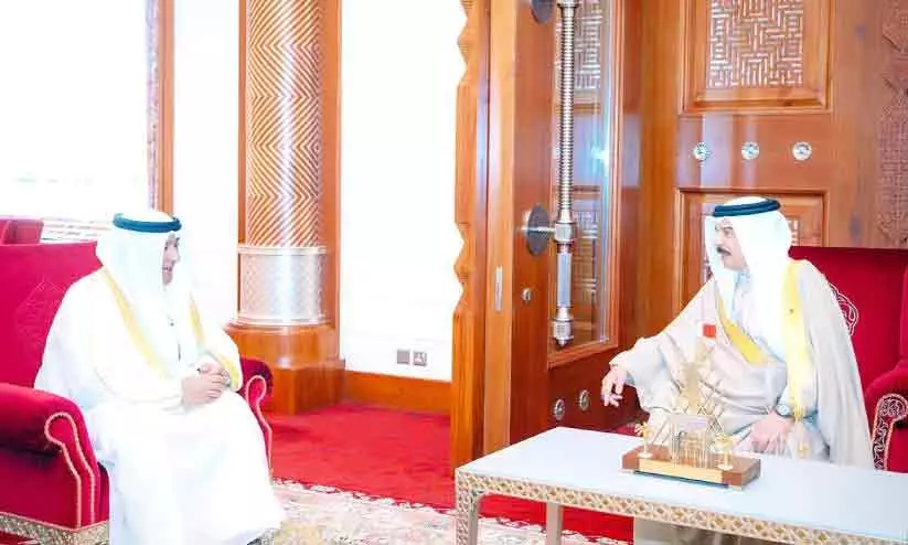 gcc secretary general meets hamad prince