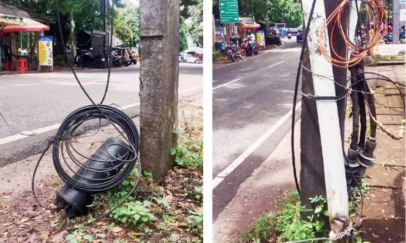യാത്രക്കാർക്ക് കേബിൾ കുരുക്ക്