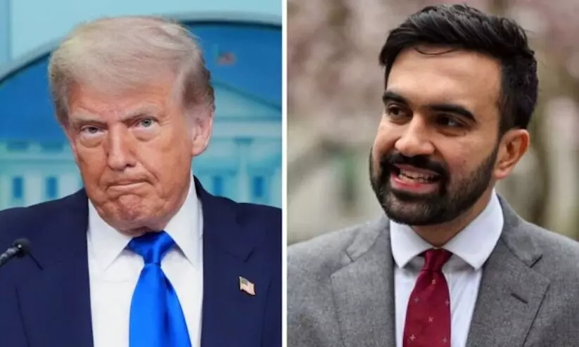 ന്യൂയോർക് നശിപ്പിക്കാൻ ഈ ‘കമ്മ്യൂണിസ്റ്റ് ഭ്രാന്തനെ’ അനുവദിക്കില്ല -സൊഹ്റാൻ മംദാനിക്കെതിരെ ട്രംപ് ന്യൂയോർക് നശിപ്പിക്കാൻ ഈ ‘കമ്മ്യൂണിസ്റ്റ് ഭ്രാന്തനെ’ അനുവദിക്കില്ല -സൊഹ്റാൻ മംദാനിക്കെതിരെ ട്രംപ്