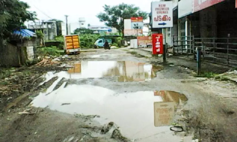 മ​ഞ്ഞ​ക്കു​ളം ഭാ​ഗ​ത്തു​നി​ന്നും മാ​ർ​ക്ക​റ്റ് റോ​ഡി​ലേ​ക്കു​ള്ള​ത് റോ​ഡോ തോ​ടോ?