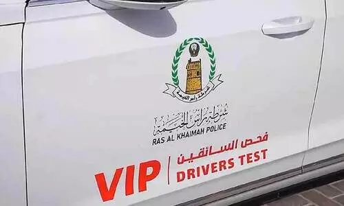 വി.​ഐ.​പി ഡ്രൈ​വി​ങ്​ ടെ​സ്റ്റു​മാ​യി റാ​സ​ല്‍ഖൈ​മ