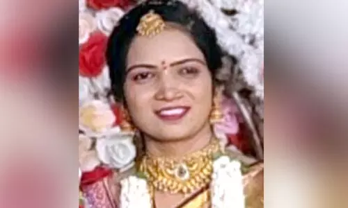 ന​വ​വ​ധു റെ​യി​ൽ​വേ ട്രാ​ക്കി​ൽ മ​രി​ച്ച നി​ല​യി​ൽ