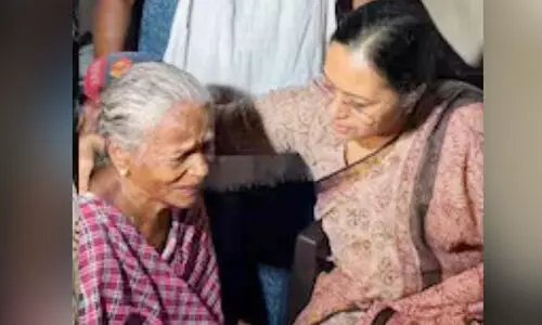 Veena George arrives at Bindus house