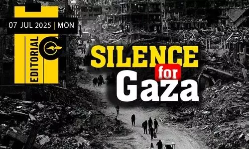 silence for gaza