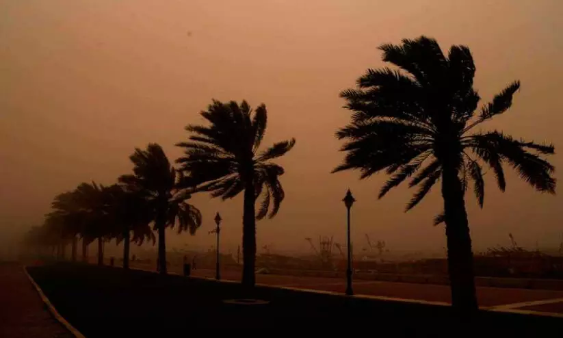 കാ​റ്റും പൊ​ടി​യും ഇ​ന്ന​ത്തോ​ടെ കു​റ​യു​മെ​ന്ന് പ്ര​തീ​ക്ഷ