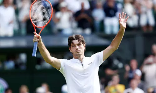 വിം​ബ്ൾ​ഡ​ൺ; ഫ്രി​റ്റ്സ് ക്വാ​ർ​ട്ട​റി​ൽ