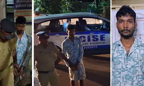 എക്സൈസ് ഓഫിസിൽ ഫോൺ കോൾ; പരിശോധനയിൽ കണ്ടെത്തിയത് ഒന്നേകാൽ കിലോ കഞ്ചാവും ഹാഷിഷും, ഉപഭോക്താക്കൾ വിദ്യാർഥികൾ അടക്കമുള്ളവർ; ബംഗാൾ സ്വ​ദേശി പിടിയിൽ