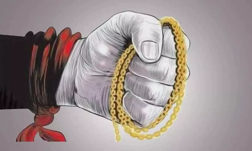 മാ​ല ​മോഷ്ടിച്ച ചെ​റു​മ​ക​നോ​ട്​ വി​ശാ​ല ഹൃ​ദ​യ​യാ​യ മു​ത്ത​ശ്ശി ക്ഷ​മി​ച്ചു