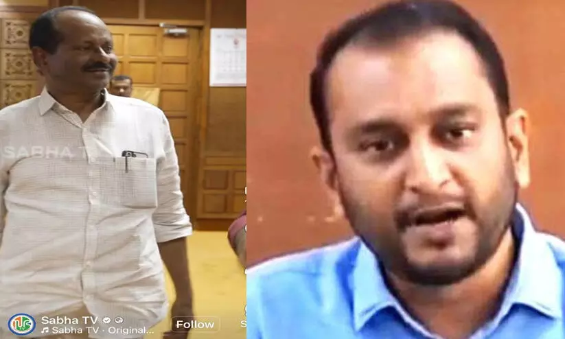 പുതിയ ഡി.ജി.പിയെ സ്വീകരിക്കാൻ സ്പീക്കർക്കൊപ്പം കാരായി രാജനും; സഭ ടി.വി മിനിറ്റുകൾക്കുള്ളിൽ ദൃശ്യം പിൻവലിച്ചെന്ന് പി.കെ.ഫിറോസ്, നിഷേധിക്കാൻ സ്പീക്കർക്ക് ധൈര്യമുണ്ടോ..? പുതിയ ഡി.ജി.പിയെ സ്വീകരിക്കാൻ സ്പീക്കർക്കൊപ്പം കാരായി രാജനും; സഭ ടി.വി മിനിറ്റുകൾക്കുള്ളിൽ ദൃശ്യം പിൻവലിച്ചെന്ന് പി.കെ.ഫിറോസ്, നിഷേധിക്കാൻ സ്പീക്കർക്ക് ധൈര്യമുണ്ടോ..?