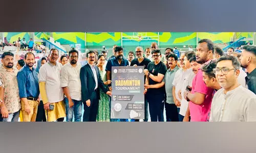 ഇ​ൻ​കാ​സ്‌ ബാ​ഡ്മി​ന്റ​ൺ ടൂ​ർ​ണ​മെ​ന്റ്‌ ലോ​ഗോ പ്ര​കാ​ശ​നം