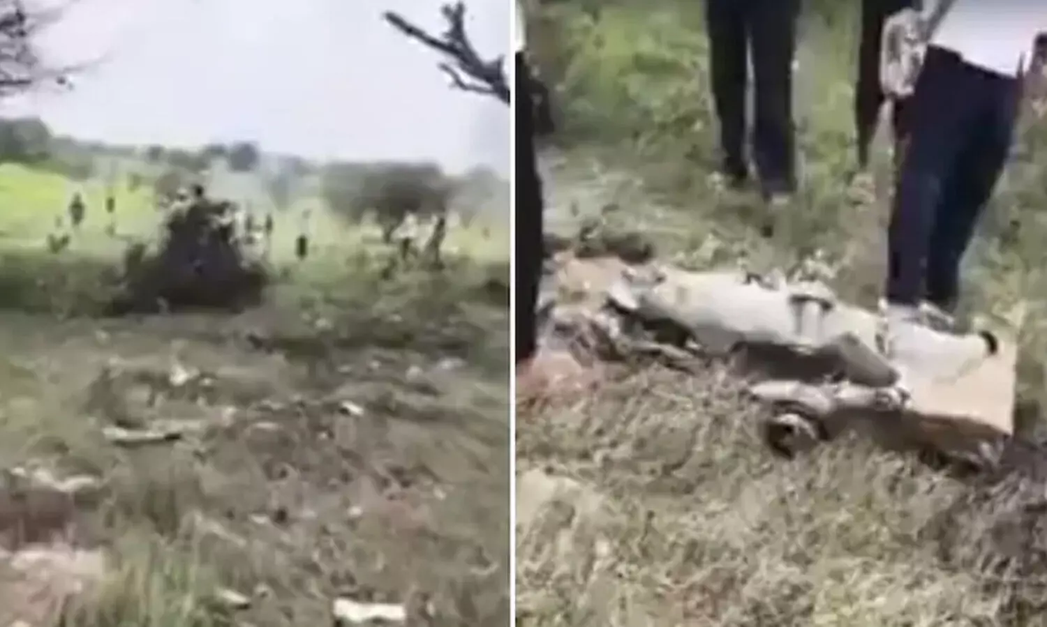 രാജസ്ഥാനിൽ വ്യോമസേനാ യുദ്ധവിമാനം തകർന്നുവീണ് പൈലറ്റ് മരിച്ചു