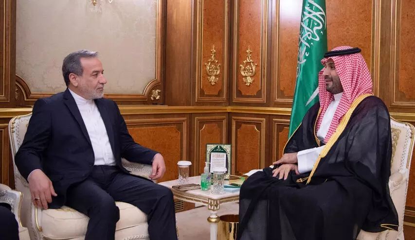 ഇറാൻ വിദേശകാര്യമന്ത്രി സൗദിയിൽ, ഊഷ്മള വരവേൽപ്, കിരീടാവകാശിയുമായി കൂടിക്കാഴ്ച ഇറാൻ വിദേശകാര്യമന്ത്രി സൗദിയിൽ, ഊഷ്മള വരവേൽപ്, കിരീടാവകാശിയുമായി കൂടിക്കാഴ്ച