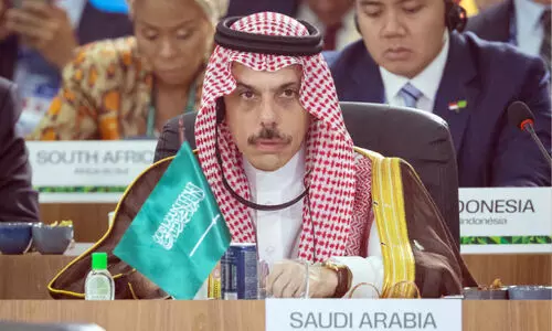 ബ്രി​ക്​​സ്​ ഉ​ച്ച​കോ​ടി; ഗ​സ്സ​യി​ലെ മാ​നു​ഷി​ക ദു​രി​ത​ങ്ങ​ൾഅ​വ​ഗ​ണി​ക്കാ​നാ​വി​ല്ല -സൗ​ദി വി​ദേ​ശ​കാ​ര്യ മ​ന്ത്രി