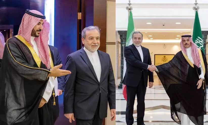 ഇറാൻ വിദേശകാര്യ മന്ത്രി സൗദിയിൽ ഇറാൻ വിദേശകാര്യ മന്ത്രി സൗദിയിൽ