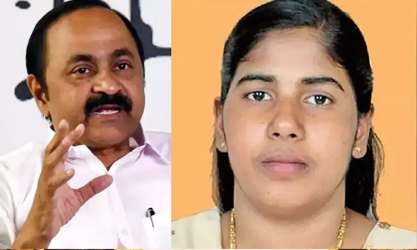 VD Satheesan, Nimisha Priya VD Satheesan, Nimisha Priya