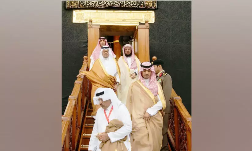 കഅ്ബ കഴുകൽ ചടങ്ങ്​ പൂർത്തിയായി