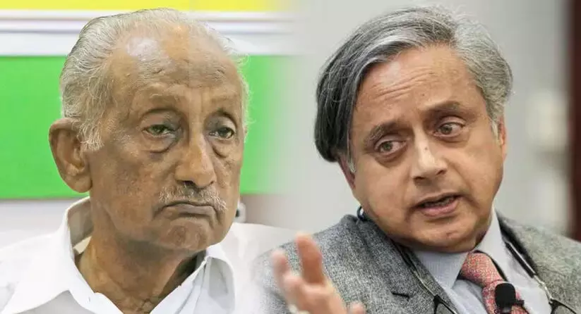 പൊന്ന് കായ്ക്കുന്ന മരമാണെങ്കിലും പുരയ്ക്ക് മുകളിലേക്ക് ചാഞ്ഞാൽ.... -തരൂരിനെതിരെ കെ.സി. ജോസഫ്