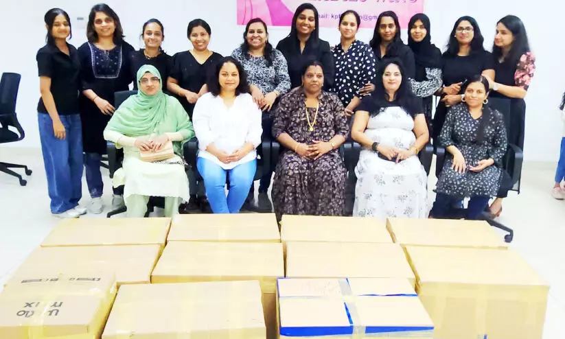 ‘ഒരു കൈ’ സാന്ത്വനസ്പർശവുമായ് കെ.പി.എഫ് ലേഡീസ് വിങ്