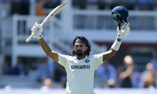 സെഞ്ച്വറിക്കു പിന്നാലെ രാഹുൽ പുറത്ത്; അനാവശ്യ റണ്ണിന് ശ്രമിച്ച് പന്തും മടങ്ങി, ഇന്ത്യ ലീഡിനായി പൊരുതുന്നു