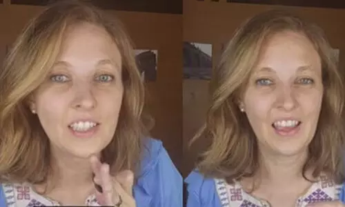 ഹിന്ദി പഠിക്കാൻ അത്ര എളുപ്പമല്ല കേട്ടോ; വിഡിയോ പങ്കുവെച്ച് അമേരിക്കൻ വനിത