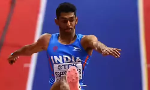 തിരിച്ചുവരവ് ഗംഭീരമാക്കി ശ്രീശങ്കർ; ഇന്ത്യൻ ഓപൺ അത്‍ലറ്റിക്സിൽ സ്വർണം