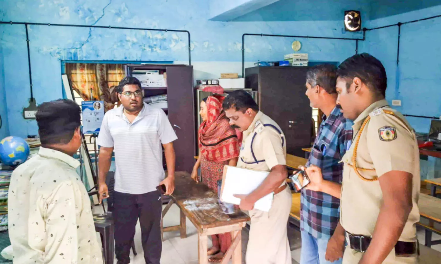 പു​തി​യ​കാ​വ് സ്കൂ​ളി​ൽ വീ​ണ്ടും മോ​ഷ​ണ​ശ്ര​മം