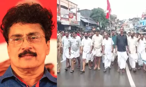 കൈയും വെട്ടും കാലും വെട്ടും, വേണ്ടി വന്നാൽ തലയും വെട്ടും, വല്ലാതങ്ങ് കുരച്ചാൽ.. കുന്തിപ്പുഴയുടെ തീരത്ത് ഐആർ.എട്ടിന് വളമാക്കും; പി.കെ. ശശിക്കെതിരെ കൊലവിളി മുദ്രാവാക്യവുമായി സി.പി.എം പ്രകടനം