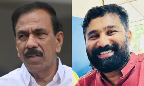 നൂലിൽ കെട്ടിയിറക്കിയ നേതാവെന്ന് സി.വി ബാലചന്ദ്രൻ; മറുപടിയുമായി വി.ടി. ബൽറാം