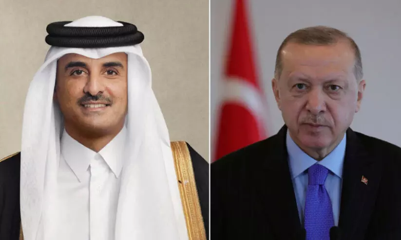 qatar emir and turkish President