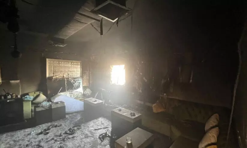 മ​ഹ്ബൂ​ല​യി​ൽ അ​പ്പാ​ർ​ട്മെ​ന്റി​ൽ തീ​പി​ടി​ത്തം