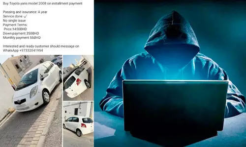 കാ​ർ വി​ൽ​പ​ന​യെ​ന്ന വ്യാ​ജേ​ന പ​ര​സ്യം ന​ൽ​കി ത​ട്ടി​പ്പ് സ​ജീ​വം