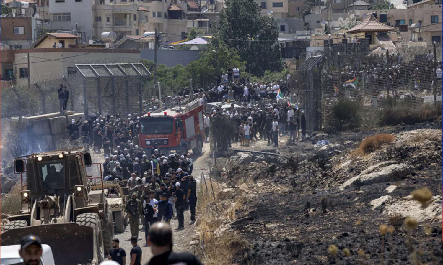 Israeli attack on Syrian military base