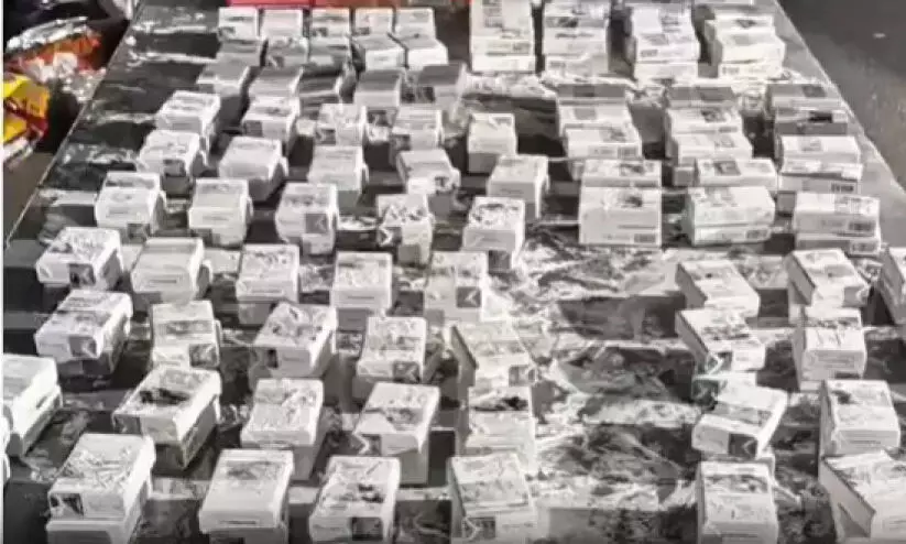 മാ​വി​ൽ ഒ​ളി​പ്പി​ച്ച് സി​ഗ​ര​റ്റ് ക​ട​ത്താ​ൻ ശ്ര​മം