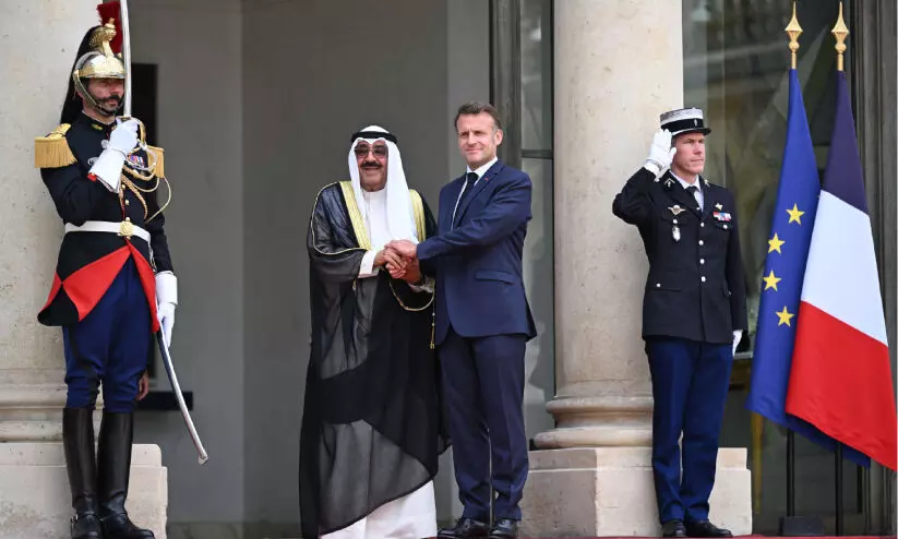 അ​മീ​റി​ന്റെ സ​ന്ദ​ർ​ശ​നം; കു​വൈ​ത്തും ഫ്രാ​ൻ​സും സു​പ്ര​ധാ​ന ധാ​ര​ണ​പ​ത്ര​ങ്ങ​ളി​ൽ ഒ​പ്പു​വെ​ച്ചു