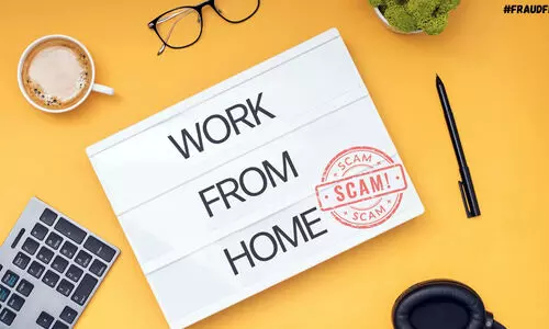 ‘വ​ർ​ക്ക് അ​റ്റ് ഹോം’ ​ജോ​ലി വാ​ഗ്ദാ​നം ചെ​യ്ത് യു​വ​തി​യു​ടെ 20 ല​ക്ഷം ത​ട്ടി