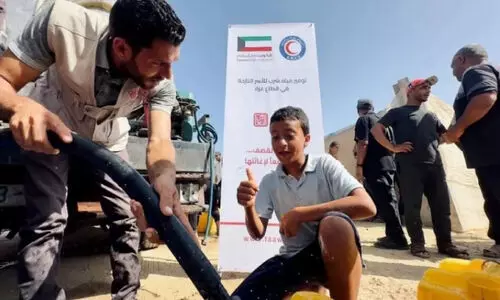 ഗ​സ്സ​ക്ക് കു​ടി​വെ​ള്ള​മെ​ത്തി​ക്കാ​ൻ കു​വൈ​ത്ത്