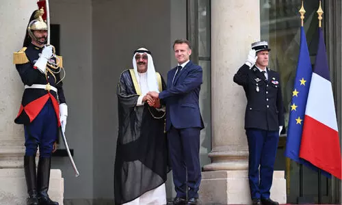 അ​മീ​റി​ന്റെ സ​ന്ദ​ർ​ശ​നം; കു​വൈ​ത്തും ഫ്രാ​ൻ​സും സു​പ്ര​ധാ​ന ധാ​ര​ണ​പ​ത്ര​ങ്ങ​ളി​ൽ ഒ​പ്പു​വെ​ച്ചു