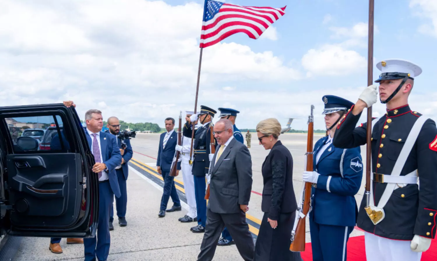 Receiving at the airport