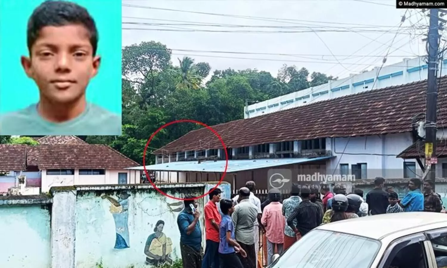 Kollam School student electric shock