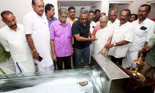 cv padmarajan funeral