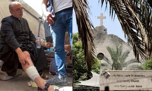 ഗസ്സയിലെ ഏക കത്തോലിക്ക ദേവാലയവും തകർത്ത് ഇസ്രായേൽ; രണ്ടുമരണം, ആറുപേർക്ക് പരിക്ക്