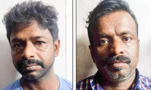 മീന്‍ വണ്ടിയില്‍ കഞ്ചാവ് കടത്താന്‍ ശ്രമം; രണ്ട് പേര്‍ പിടിയിൽ പിടികൂടിയത് 16 കിലോ കഞ്ചാവ്