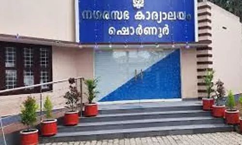 ശു​ചി​ത്വ നി​ല​വാ​ര​ത്തി​ൽ ര​ണ്ടാം സ്ഥാ​നം; കൂ​കി​പ്പാ​ഞ്ഞ് ഷൊ​ർ​ണൂ​ർ ന​ഗ​ര​സ​ഭ