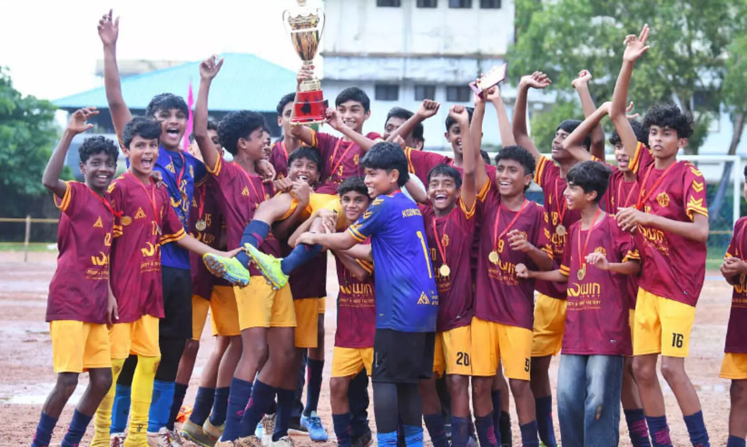 സംസ്ഥാന സബ് ജൂനിയർ ഫുട്ബാൾ  കോഴിക്കോട്​ ജേതാക്കൾ