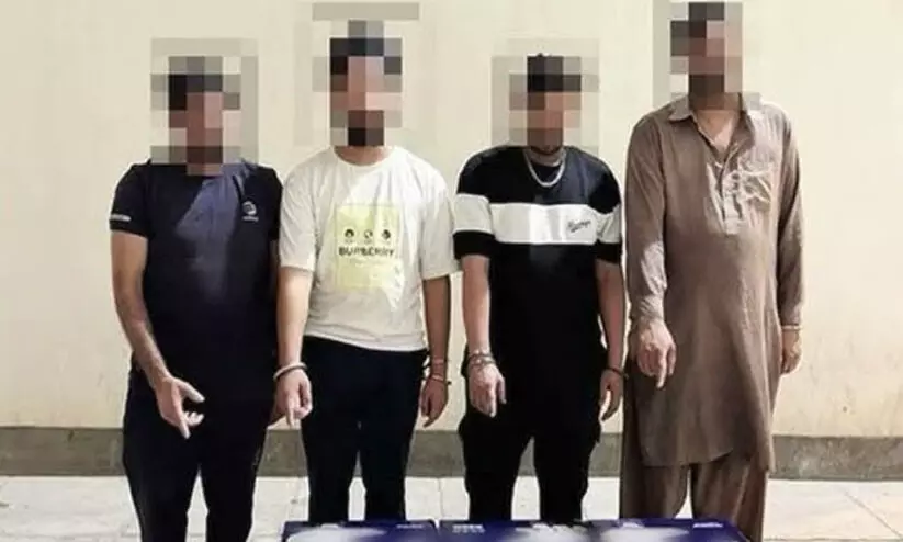 four people arrested four people arrested